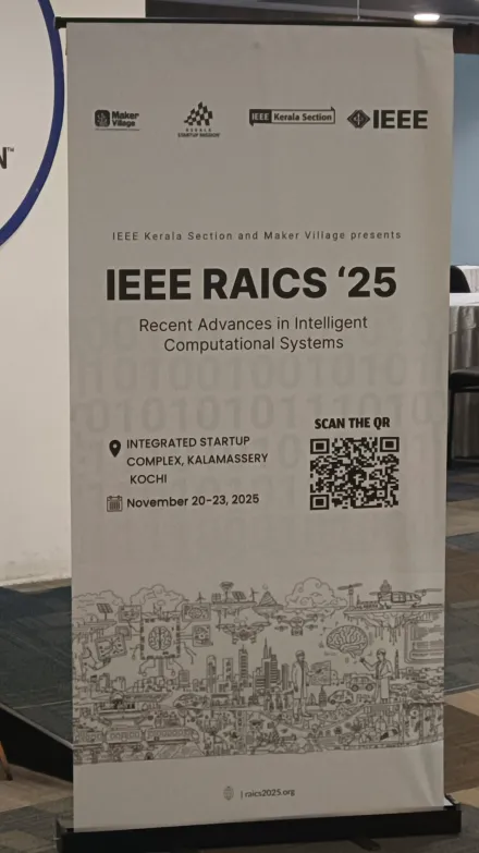 IEEE RAICS 2025 – Recent Advances in Intelligent Computational Systems